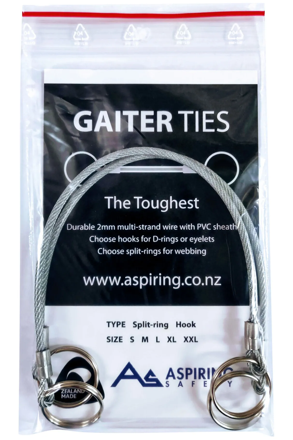 Macpac Walking Poles & Gaiters>Aspiring Safety Gaiter Ties