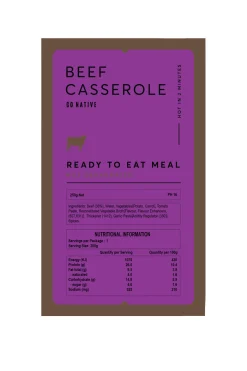 Macpac Freeze Dried Food>Go Native Beef Casserole