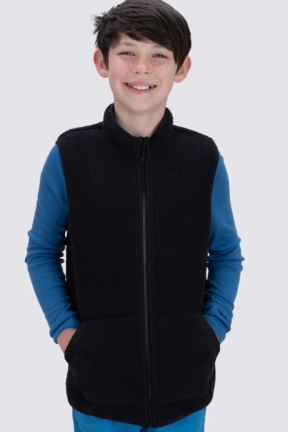 Macpac Fleece Tops> Kids' High-Pile Fleece Vest