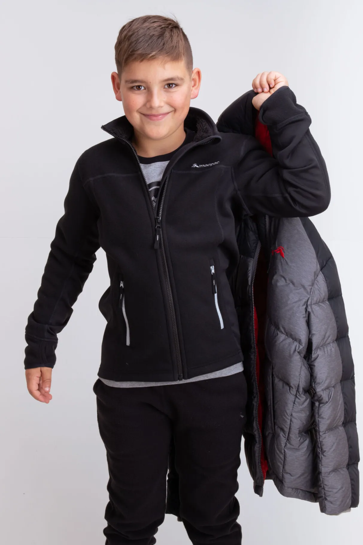Macpac Fleece Tops> Kids' Mini Mountain Fleece Jacket