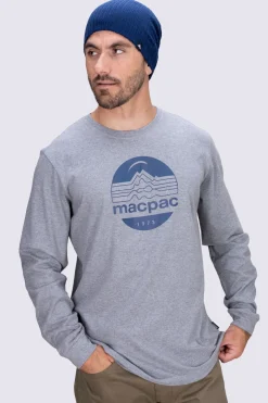 Macpac T-Shirts> Men'S Retro Graphic Long Sleeve T-Shirt
