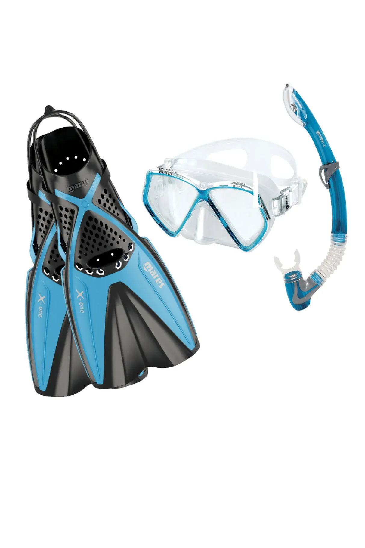 Macpac Snorkeling>Mares X-One/Pirate Jnr Snorkelling Set