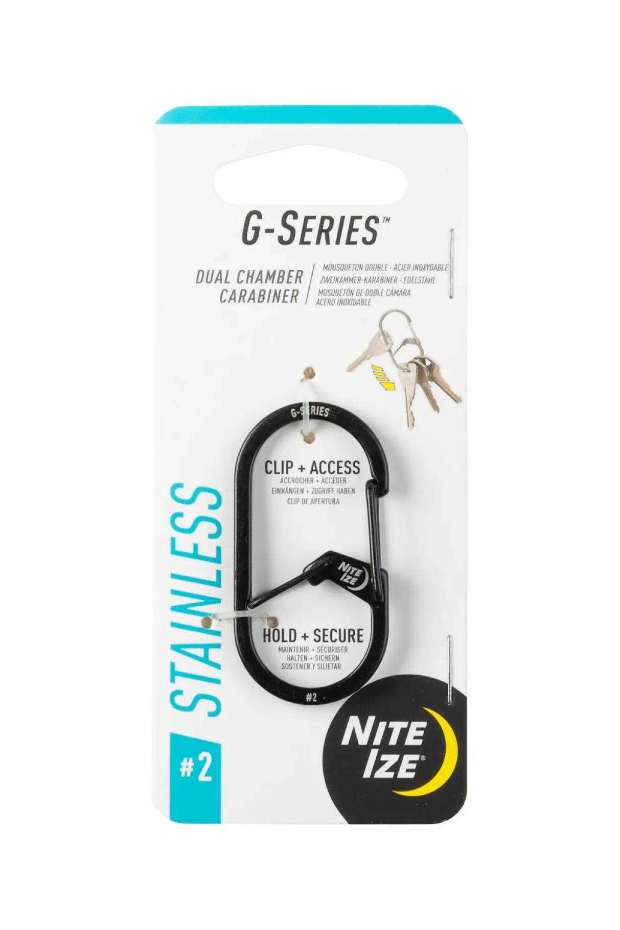 Macpac Carabiners>Nite Ize G-Series Dual Carabiner #2