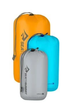 Macpac Dry Bags, Stuff Sacks & Mesh Bags>Sea To Summit Ultra-Sil Stuff Sack 3-Piece Set (3, 5, 8L)