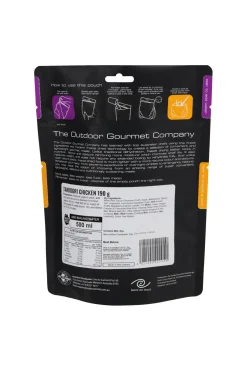 Macpac Freeze Dried Food>The Outdoor Gourmet Company Tandoori Chicken —190 G