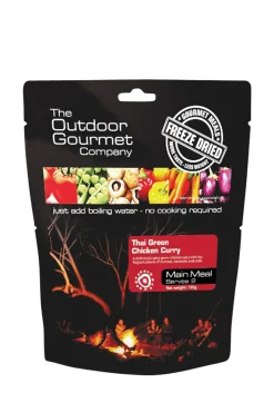 Macpac Freeze Dried Food>The Outdoor Gourmet Company Thai Green Chicken Curry —190 G