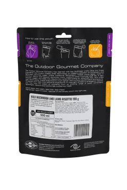 Macpac Freeze Dried Food>The Outdoor Gourmet Company Wild Mushroom And Lamb Risotto —190 G