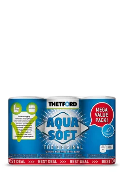 Macpac Portable Toilets & Showers>Thetford Aqua-Soft® Toilet Tissue — 6 Roll Pack