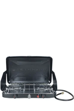 Macpac Stoves>Wanderer 2 Burner Lpg Portable Stove With Drip Tray