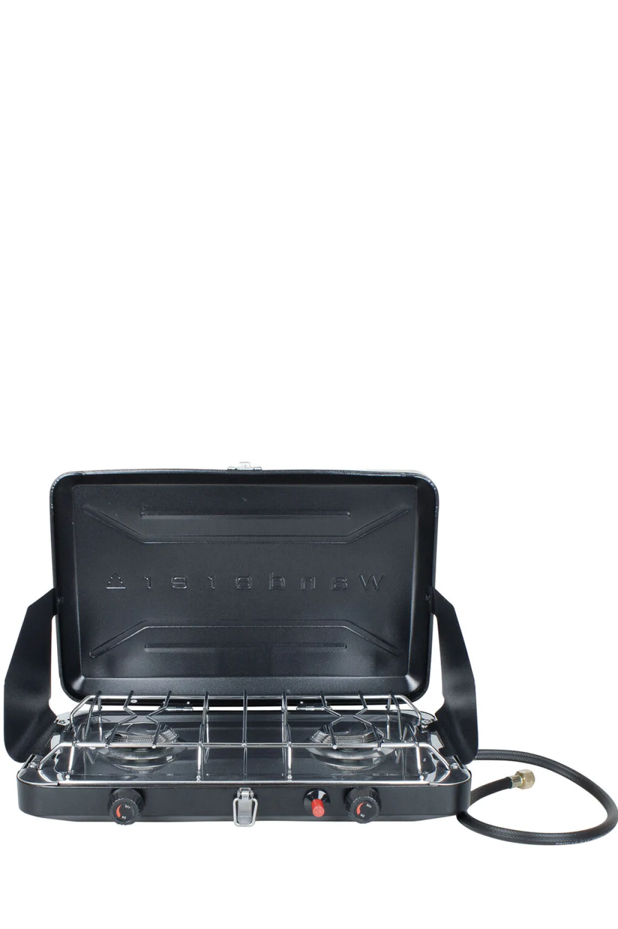 Macpac Stoves>Wanderer 2 Burner Lpg Portable Stove With Drip Tray