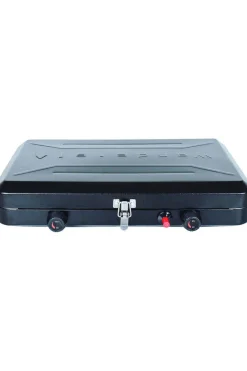Macpac Stoves>Wanderer 2 Burner Lpg Portable Stove With Drip Tray