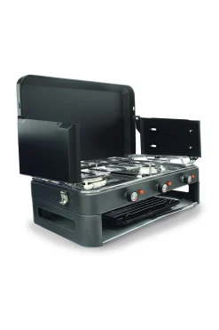 Macpac Stoves>Zempire 2 Burner Deluxe Stove & Grill